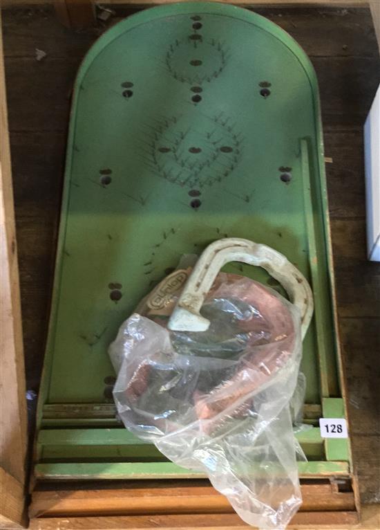 2 Bagatelle boards & set of quoits